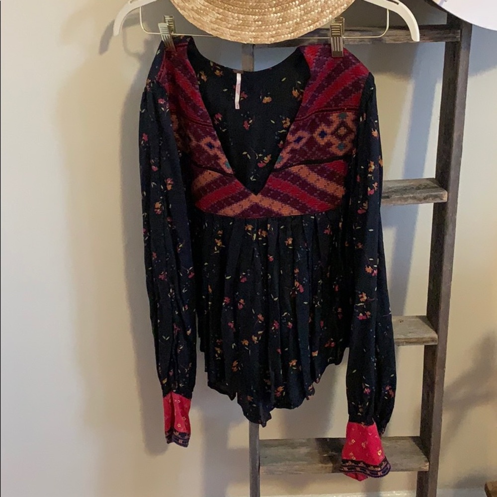 Free People flowy shirt